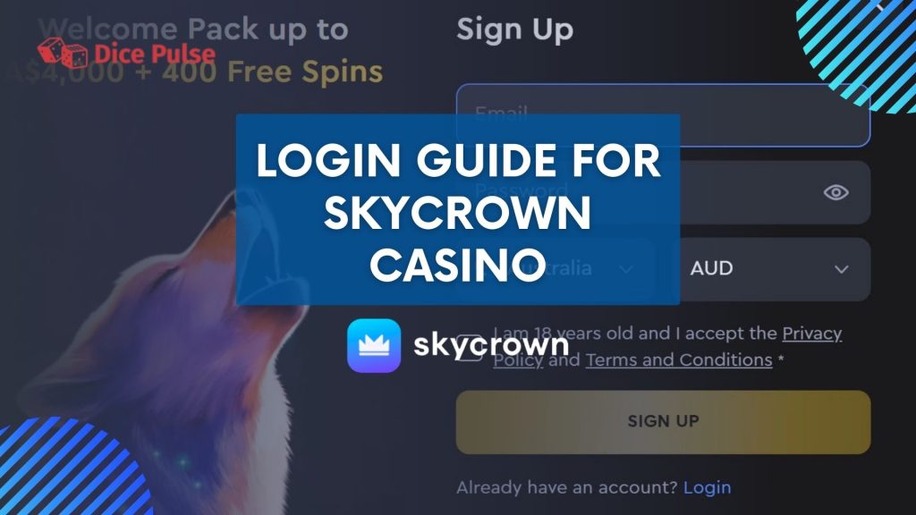 Login Guide for Skycrown Casino