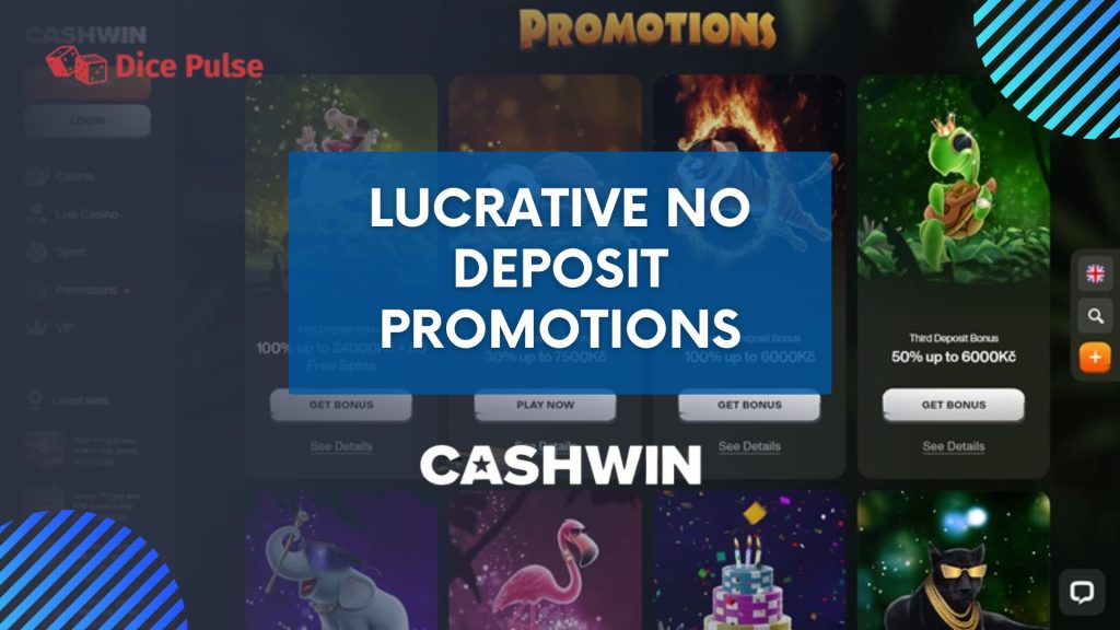 Scoring Cashwin's Lucrative No Deposit Promotions